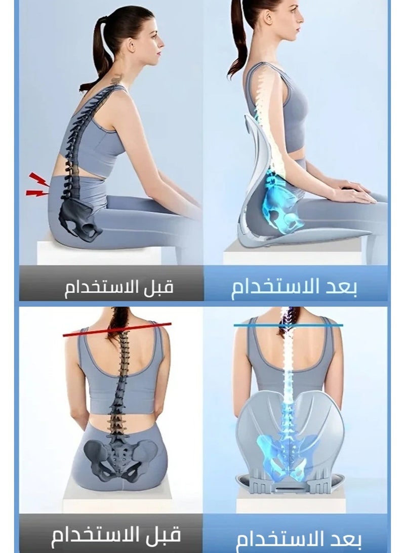 Foldable Integrated Lumbar Support Seat Cushion for Office and Home - Image 5