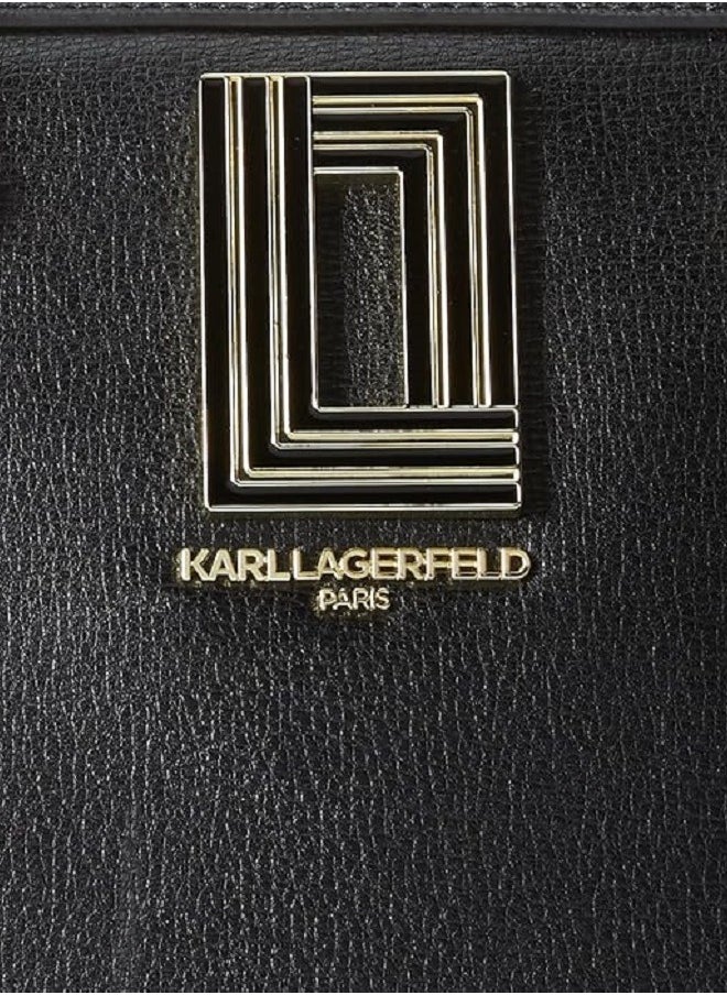 Karl Lagerfeld Paris - KARL LAGERFELD PARIS Leather Crossbody Bag - Image 1