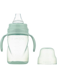 Mamajoo Non-Spill Training Cup with Handle Powder Green 270 ml & Anti-Colic Spout  - Image 3