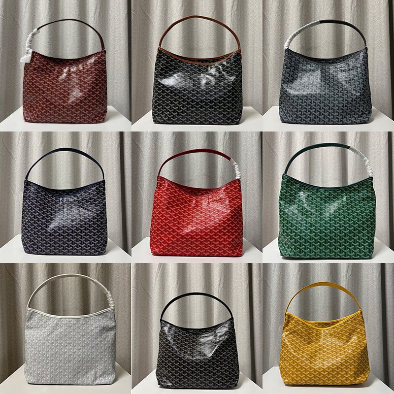 2023 New Dog Teeth Bag Hobo Underarm Bag Genuine Leather Commuter Tote Shoulder Y Printed Tote Bag Mummy Bag - Image 2