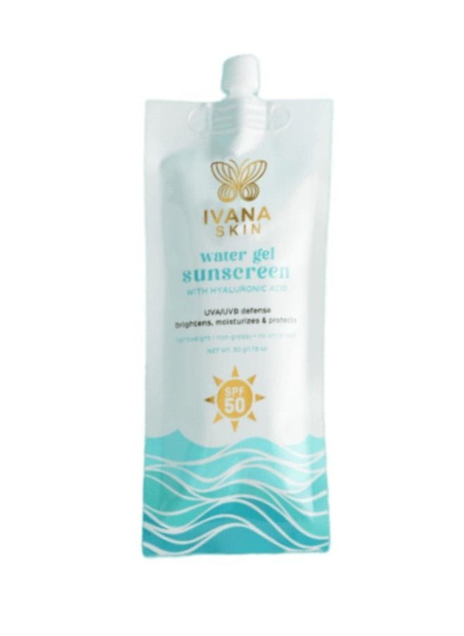 IVANA SKIN - Water Gel Sunscreen With Hyaluronic Acid 50 grams - Image 1