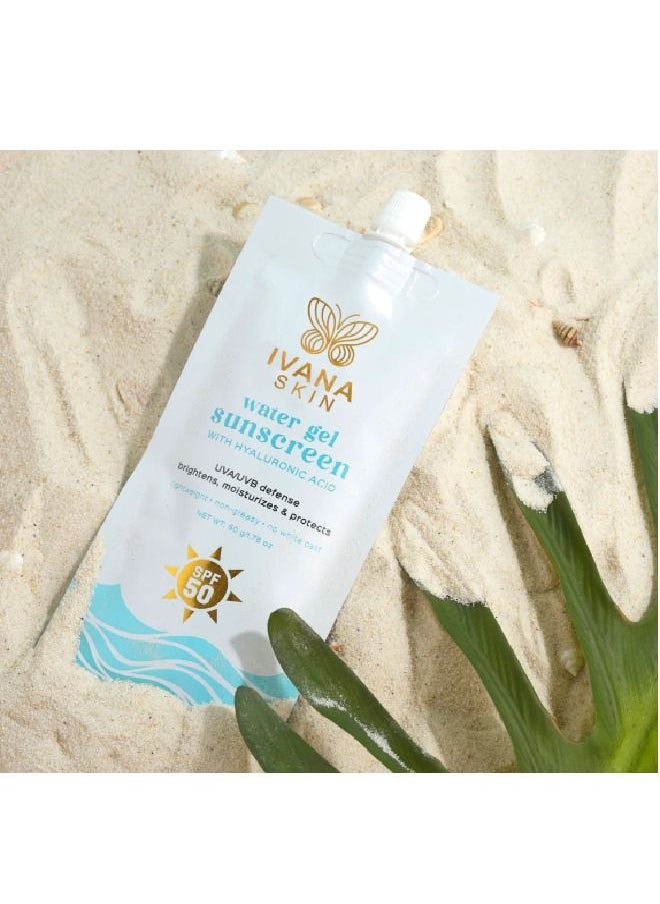 IVANA SKIN - Water Gel Sunscreen With Hyaluronic Acid 50 grams - Image 1