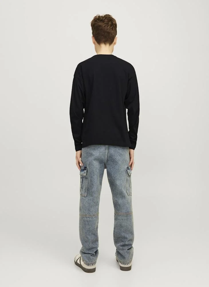 Jack & Jones Junior Youth Logo Crew Neck T-Shirt