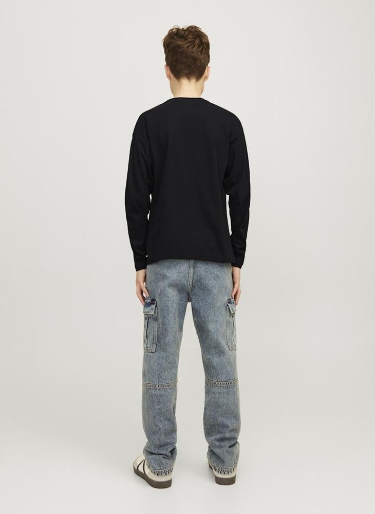 Jack & Jones Junior Youth Logo Crew Neck T-Shirt - Image 2