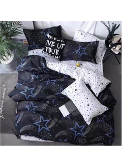 AL RAID Super King Size Bed Sheet Set - 6-Piece Bedding Set Includes Duvet Cover, Fitted Sheet, and 4 Pillowcases - Soft, Durable, and Breathable Luxury for All Seasons in Elegant Set 220x240cm 