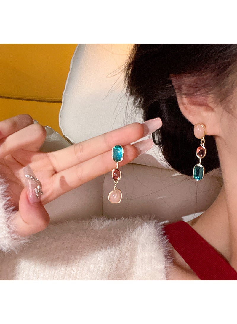 Generic - 925 Silver Flower Butterfly Stud Earrings for Women A1320 Gold - Image 1