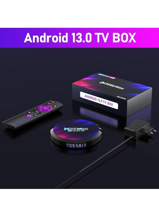 Android TV Box H96MAX RK3528 4GB RAM 64GB ROM Android Box Support 2.4G/5.8G WiFi6 BT5.0 4K Video Set Top TV Box - Image 4
