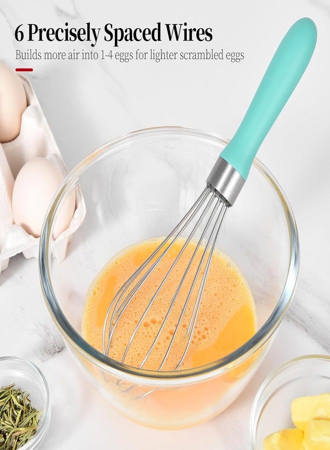 VARNH 18/8 Stainless Steel Balloon Whisk | Kitchen Wire Egg Beater with Rust-Proof Sturdy Wires & Non-Slip Silicone Handle for Cooking & Baking - Image 2