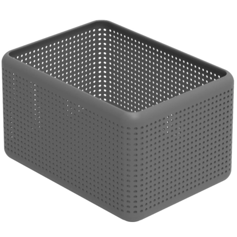Rotho Madei storage box without lid 13 l Plastic PP BPAfree anthracite 13l 326 x 238 x 188 cm