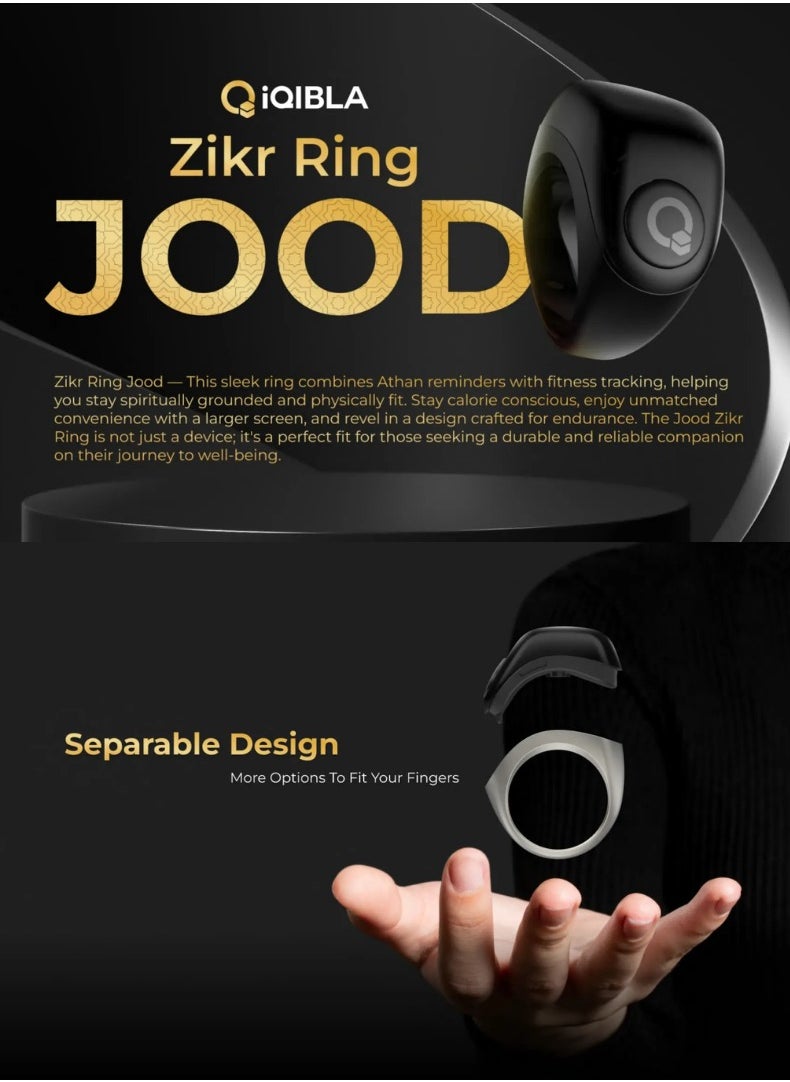iQIBLA Smart Zikr Ring - JOOD | Pink Edition  - Image 2