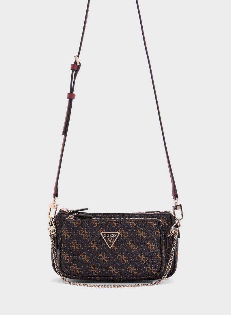 GUESS Noelle Dbl Pouch Crossbody - Image 1