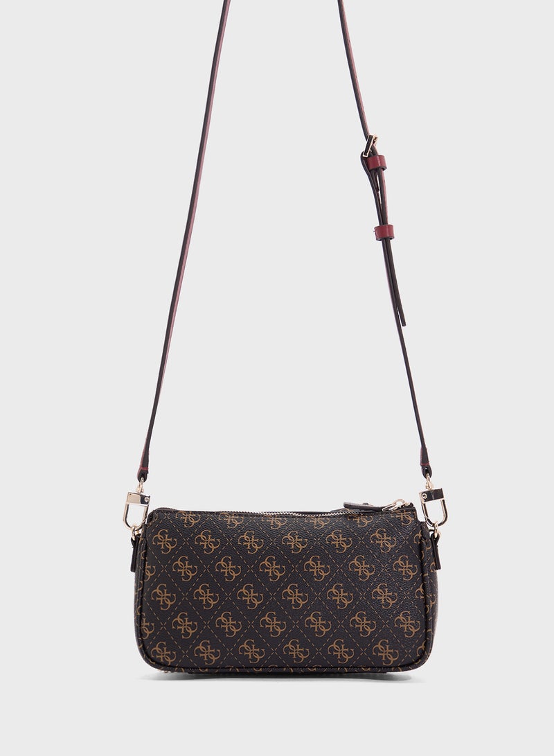 GUESS Noelle Dbl Pouch Crossbody - Image 2