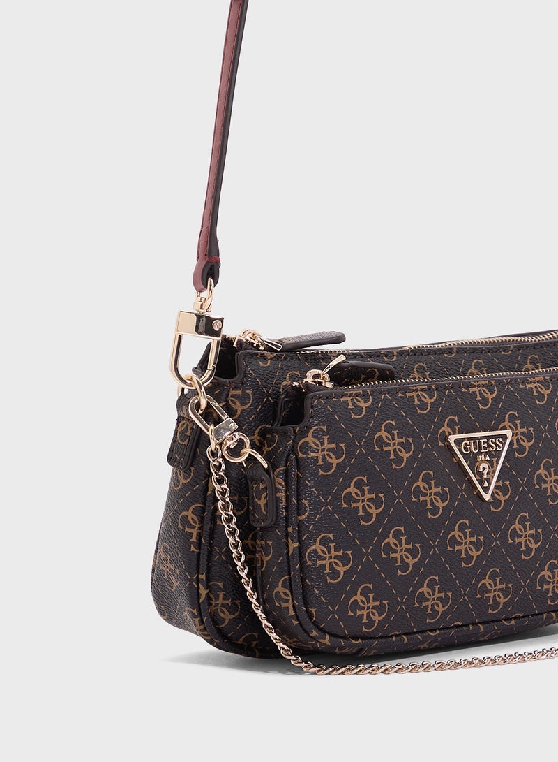 GUESS Noelle Dbl Pouch Crossbody - Image 4