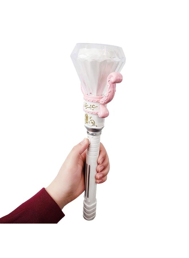 ArtCreativity Multi-Color Spinning Diamond Wand with LED Handle, 13.5 Inch Light Up Princess Wand for Kids, Fun Pretend Play Prop, Kid Party Favor, Birthday Gift Toys for Boys & Girls - Color May Vary - Image 1