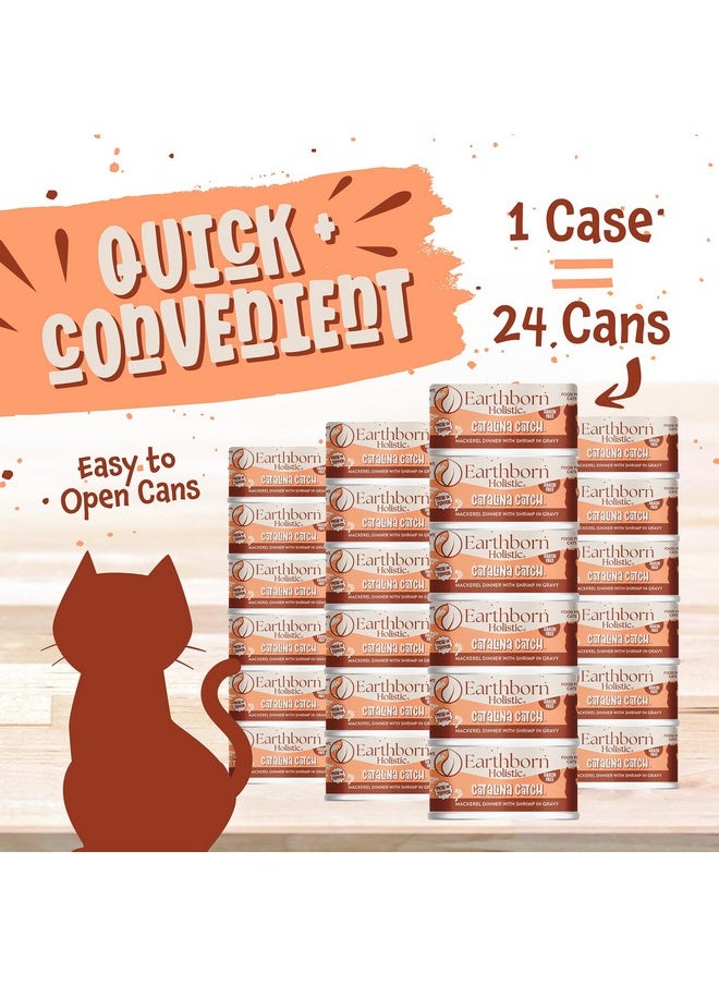 Earthborn Holistic Earthborn Holisitc Catalina Catch Grain-Free Moist Cat Food | Case of 24 cans  - Image 5