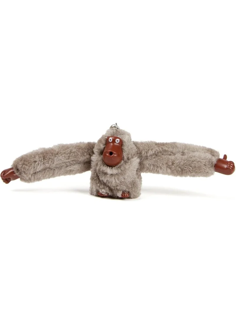 Newish Polo Newishpolo Monkey Plush Keychain Gray