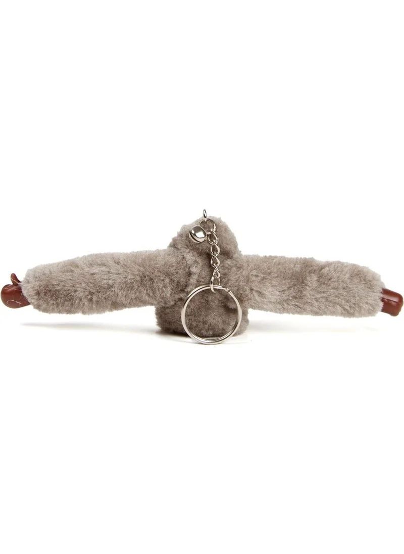 Newish Polo Newishpolo Monkey Plush Keychain Gray