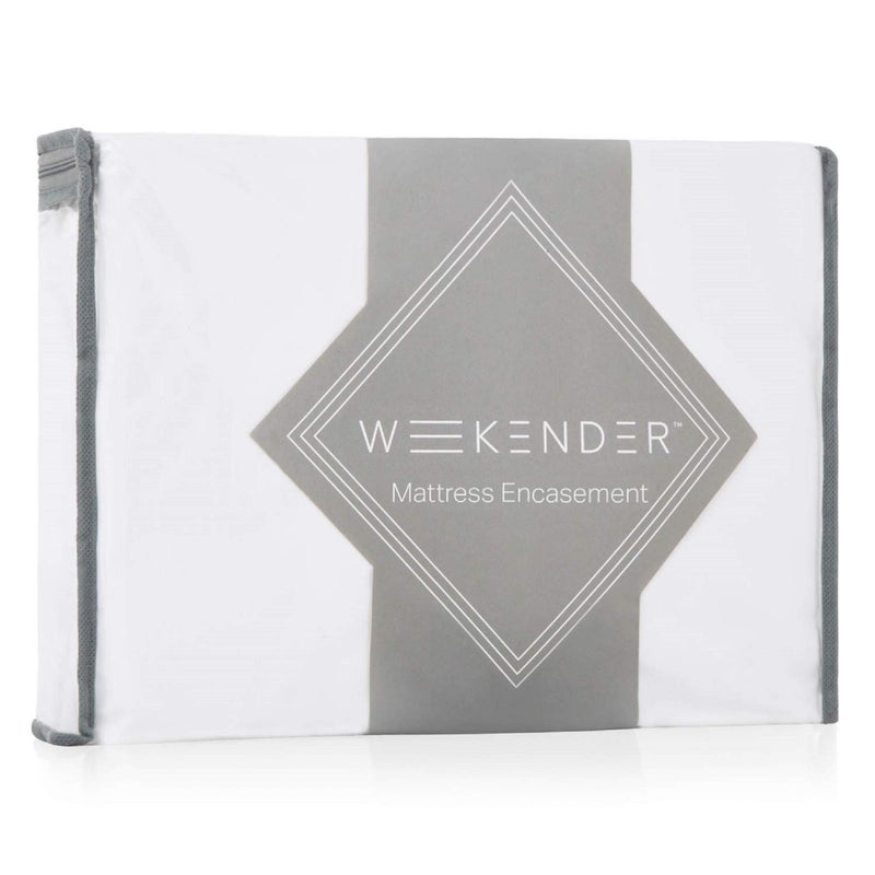 WEEKENDER Waterproof Mattress Encasement with Zipper Closure Queen