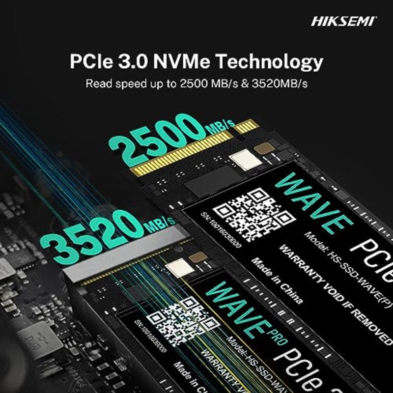 محرك أقراص SSD سعة 512 جيجابايت NVMe M.2 PCIe Gen 3 بسرعة تصل إلى 2500 ميجابايت/ثانية، محرك أقراص الحالة الصلبة الداخلي لأجهزة الكمبيوتر المحمول المكتبية - Image 4