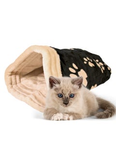 Jasira Fluffy Plush Foam Filled Arch Cuddle Sack For Small Dogs And Cats, Keeps Them Warm During Winters - Beige/Black - pzsku/Z04E47431EA8CA5243AB0Z/45/_/1728309654/924c71a1-cd67-4c25-bd78-b9f17d3a2fb8