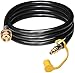 DOZYANT DOZYANT 8 Feet 1/4" Quick Connect RV Propane Hose Converter Replacement for 1 lb Throwaway Bottle Connects 1 LB Bulk  - Image 2