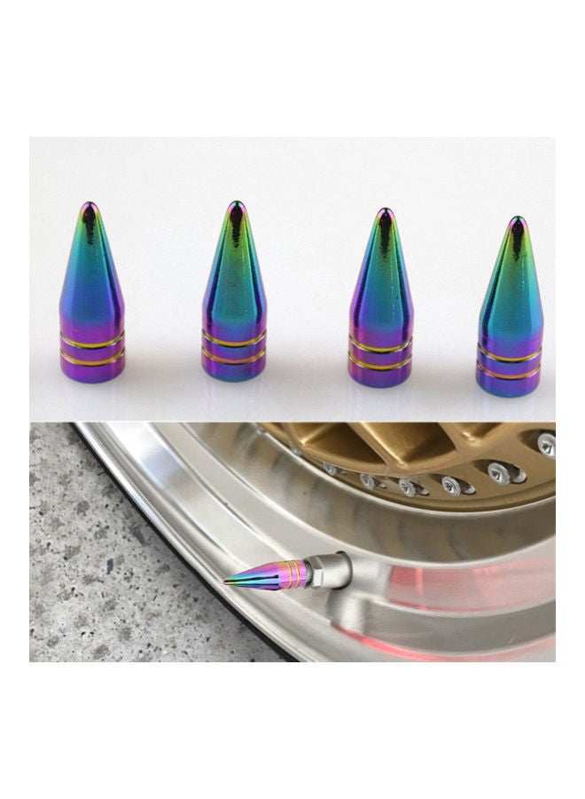 NIBEMINENT 1Pc Car Motorcycle Wheel Aluminum Tire Air Valve Stem Cap Tyre Pointed Cover - Image 1