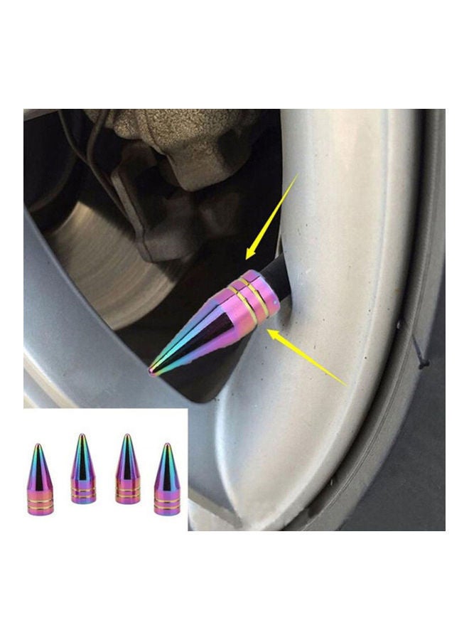 NIBEMINENT 1Pc Car Motorcycle Wheel Aluminum Tire Air Valve Stem Cap Tyre Pointed Cover - Image 3