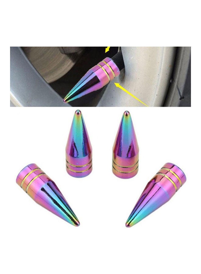 NIBEMINENT 1Pc Car Motorcycle Wheel Aluminum Tire Air Valve Stem Cap Tyre Pointed Cover - Image 2