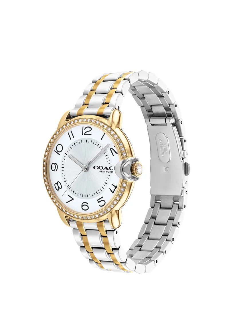 COACH Arden Steel Strap Analog Watch