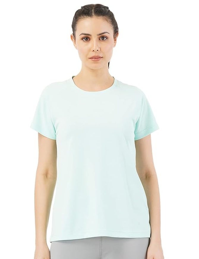 pump'd Athleisure Women's T-shirt for Gym -Lightweight, Anti-Odor, UV Protect, Dry Tech, Ultra Soft Seams - Image 5