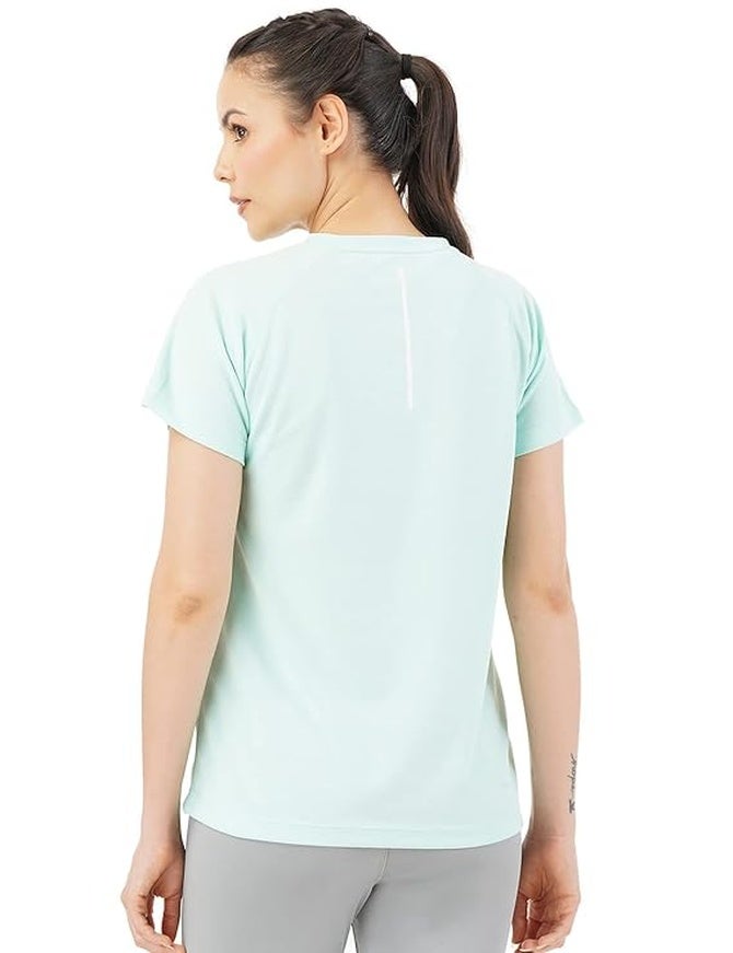 pump'd Athleisure Women's T-shirt for Gym -Lightweight, Anti-Odor, UV Protect, Dry Tech, Ultra Soft Seams - Image 4