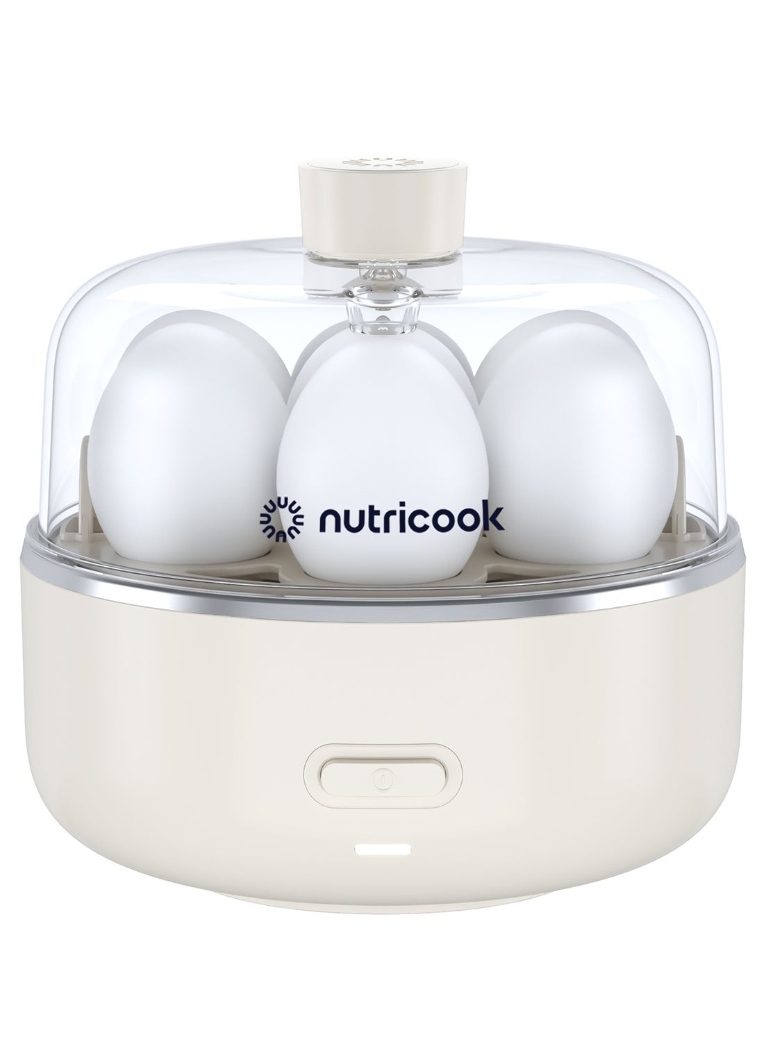 Eggi, 7 Egg Capacity Electric Egg Cooker for Boiled Eggs, Poached Eggs, Scrambled Eggs, or Omellette with Auto Shut-Off Features - EC207ME, 360 Watts, 2 Years limited Warranty 360 W NC-EC207ME-S Beige