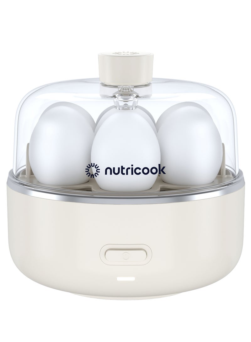 nutricook Eggi, 7 Egg Capacity Electric Egg Cooker for Boiled Eggs, Poached Eggs, Scrambled Eggs, or Omellette with Auto Shut-Off Features - EC207ME, 360 Watts, 2 Years limited Warranty 360 W NC-EC207ME-S Beige - Image 1