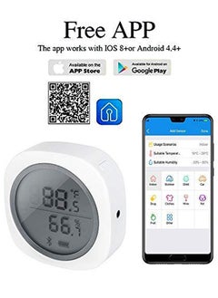 INKBIRD INKBIRD Smart Sensor Data Logger Wireless Temp RH Monitor Device Android iPhone Temperature Humidity Recorder Thermometer Hygrometer IBS-TH1 Plus Humidor Basement Guitar Greenhouse  - Image 2