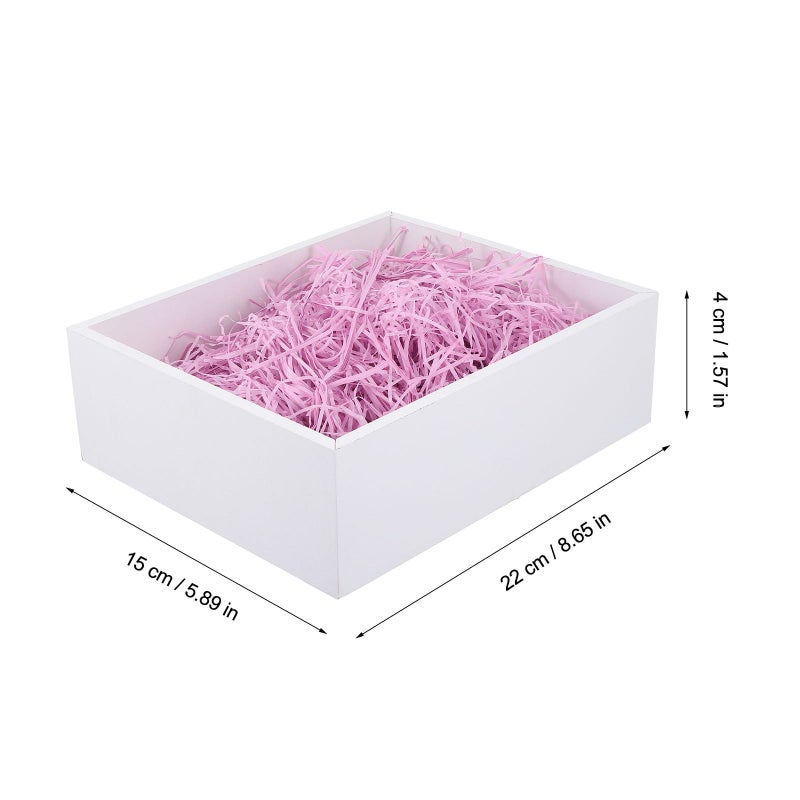 Purple Red Raffia Grass Shredded Paper 2pcs 120G Box Filler For Wedding Party Decoration - Image 3