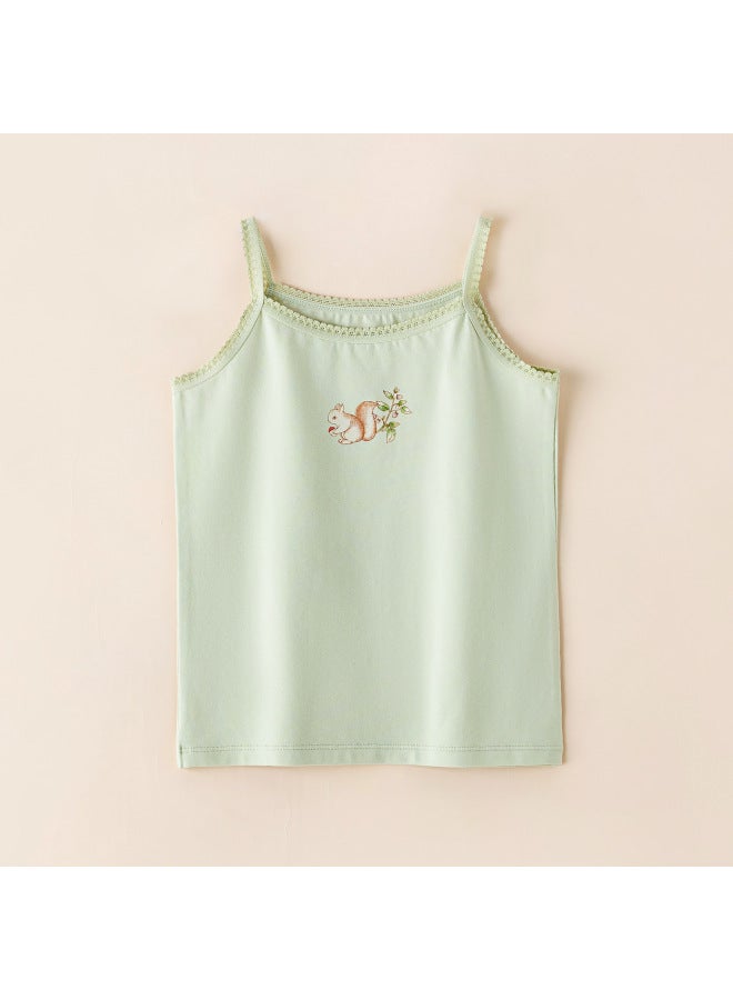 Girls' Camisole A-class Pure Cotton Vest Summer Korean Style Soft Thin Base Shirt For Infants And Young Girls