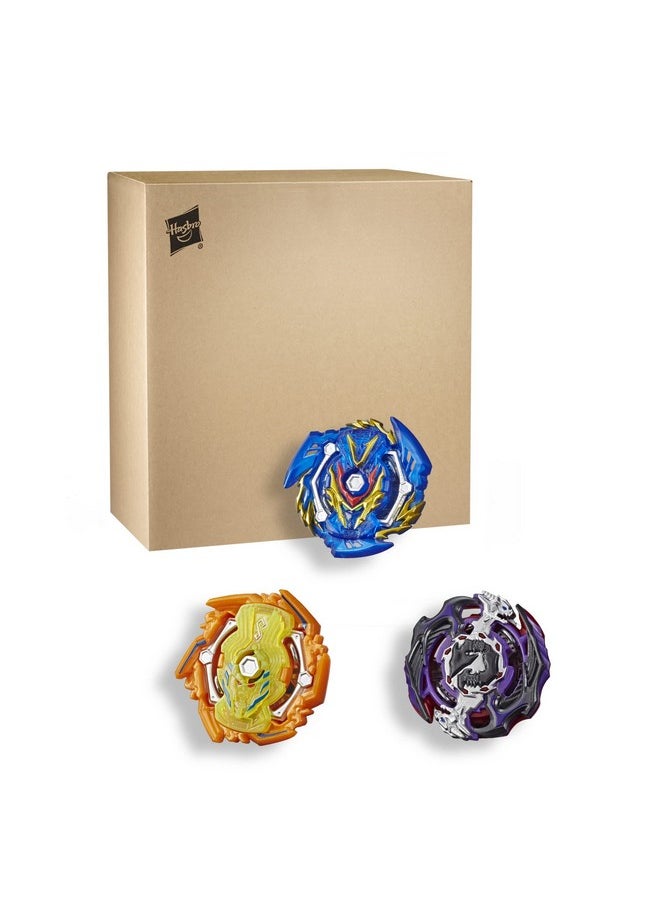 Beyblade Burst Rise Hypersphere Battle Guardians 3-Pack - Solar Sphinx S5, Gargoyle G5, Sword Valtryek V5 Battling Top Toys