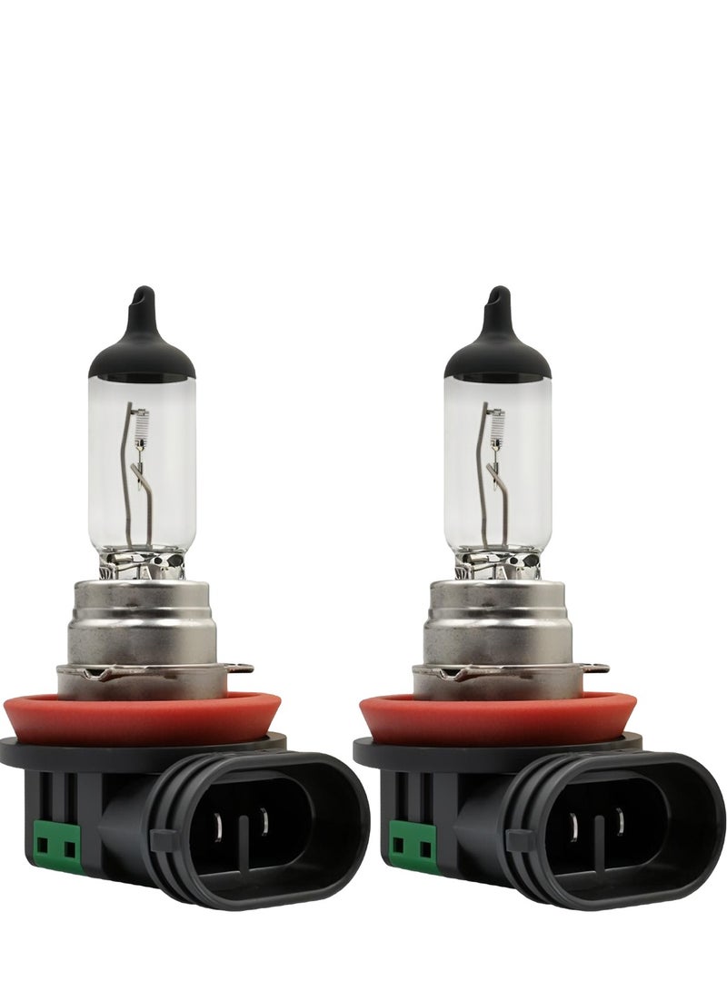 FEEMA H11 Halogen Headlight Bulb 12V 55W 2PCS Premium Quartz Glass Car Head Lamp Bulbs Super Bright White Light Automotive Front Fog Light Replacement Bulb Long Life Xenon Gas Beam Lamp for Cars SUVs Trucks Waterproof Made in Korea - Image 1
