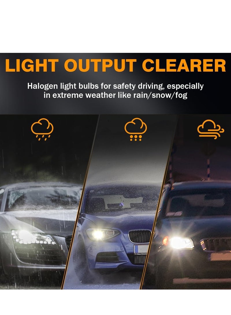 FEEMA H11 Halogen Headlight Bulb 12V 55W 2PCS Premium Quartz Glass Car Head Lamp Bulbs Super Bright White Light Automotive Front Fog Light Replacement Bulb Long Life Xenon Gas Beam Lamp for Cars SUVs Trucks Waterproof Made in Korea - Image 4