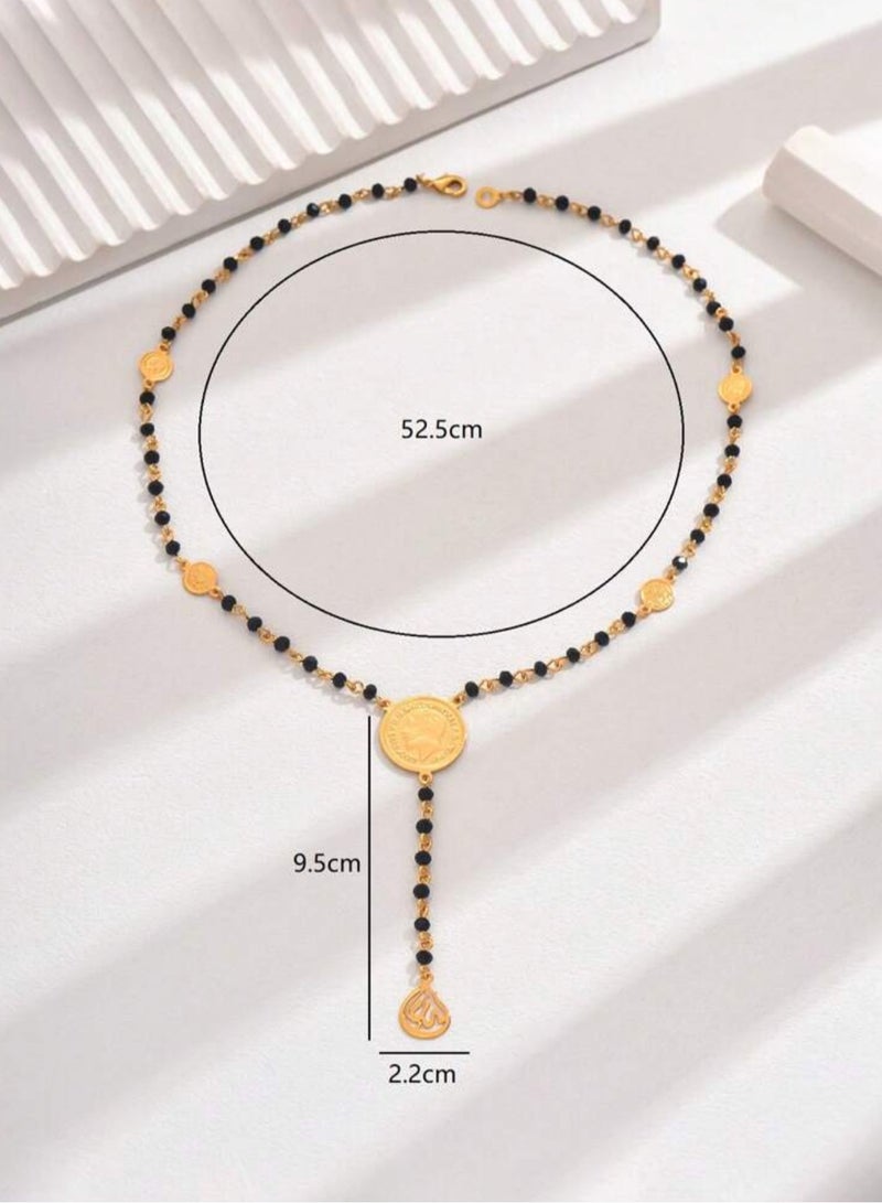 نيو ستايل سلسال نسائي أنيق مطلي باللون الذهبي - Image 5