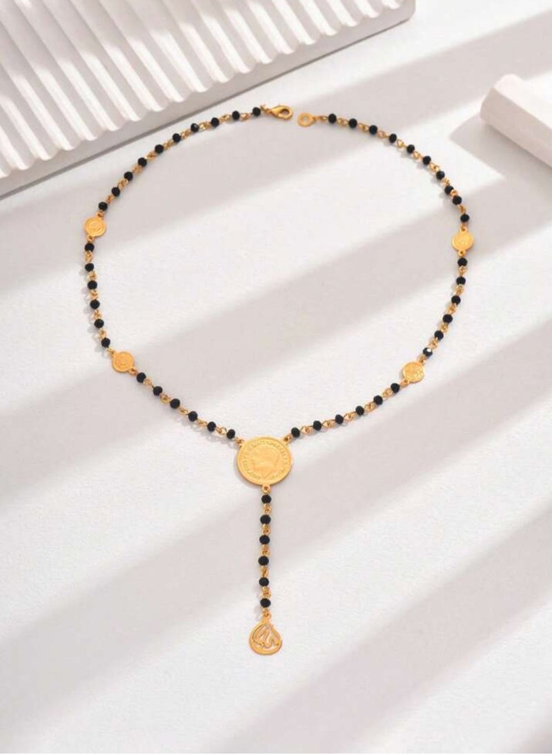 نيو ستايل سلسال نسائي أنيق مطلي باللون الذهبي - Image 4