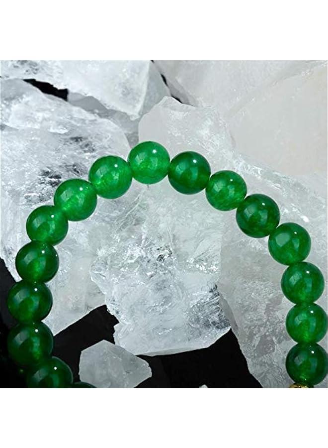 Arabest Fengshui Porsperity Jade Bracelet Lucky Charm Feng Shui Black Obsidian Wealth Bracelet Gift for Men Women with Gold Plated Pi Xiu Pi Yao Attract Wealth Good Luck(Green) - Image 5