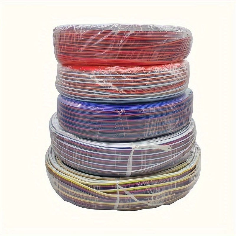 1pc 393.7 Inch 5pin Extension Wire Cable 24AWG LED Connector For WS2812 WS2811 RGB RGBW RGB CCT 5050 3528 LED Strip - Image 5