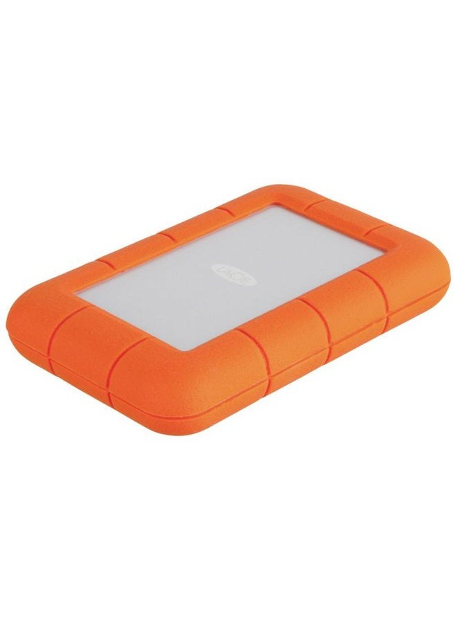 LACIE Rugged 1TB Thunderbolt & USB 3.0 Portable 2.5 inch External Hard Drive for PC and Mac - Image 1
