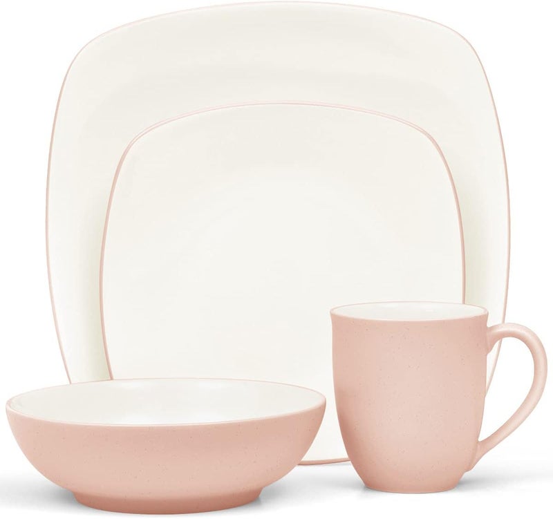 Noritake Colorwave Pink 4Piece Square Place Setting Service for 1 - Image 1