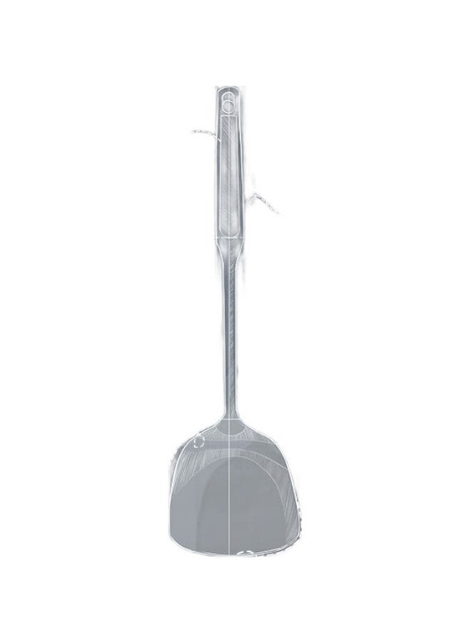 COOKER KING Chuidahuang Kitchen Utensil Set, 304 Stainless Steel Spatula And Soup Ladle Two-Piece Set, For Iron And Stainless Steel Wok, Non-Coated Pan Specific - Image 2
