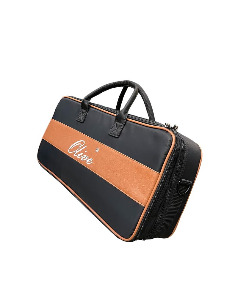 OLIVE Nylon Guitar Processor Bag | Professional Gigbag for BOSS GX100 and Zoom G5, Black - Image 4