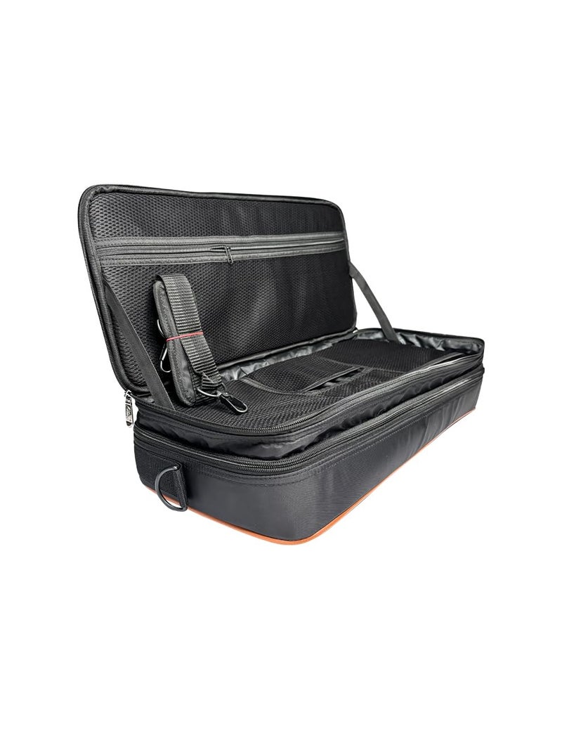 OLIVE Nylon Guitar Processor Bag | Professional Gigbag for BOSS GX100 and Zoom G5, Black - Image 3