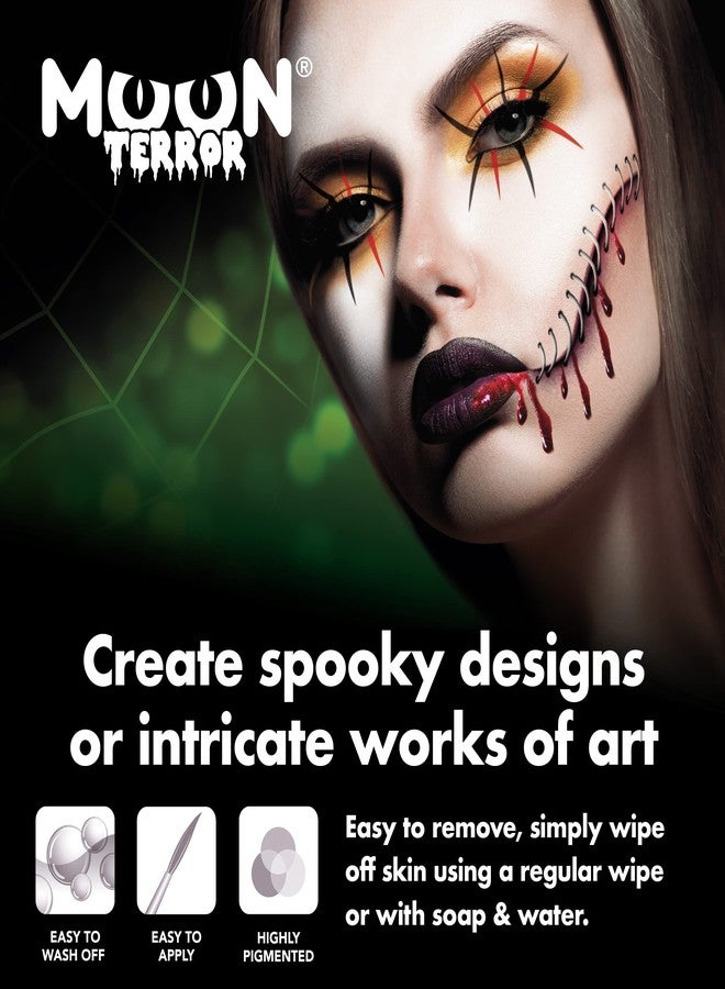Moon Terror Fake Blood with Applicator - 0.34oz - SFX Make up for Halloween Vampire Zombie Theatre Stage - Special Effects Make up - Image 5