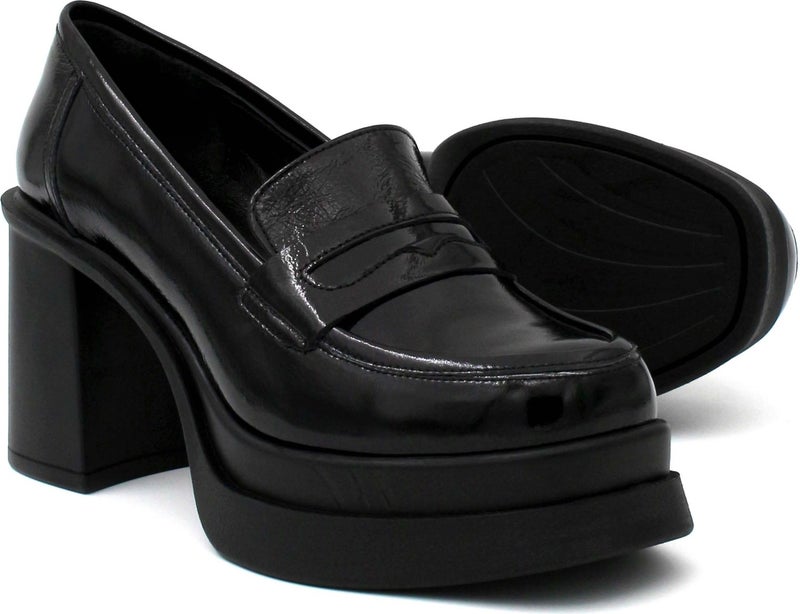 Fast Step Genuine Leather Women's Chunky Heel Shoes 281ZA2405  - Image 3
